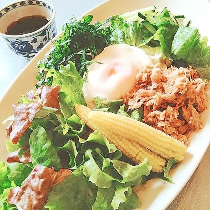 野菜たっぷり サラダうどん